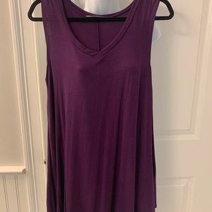 Urbancleo Tank Top v-neck Tunic XL Purple
